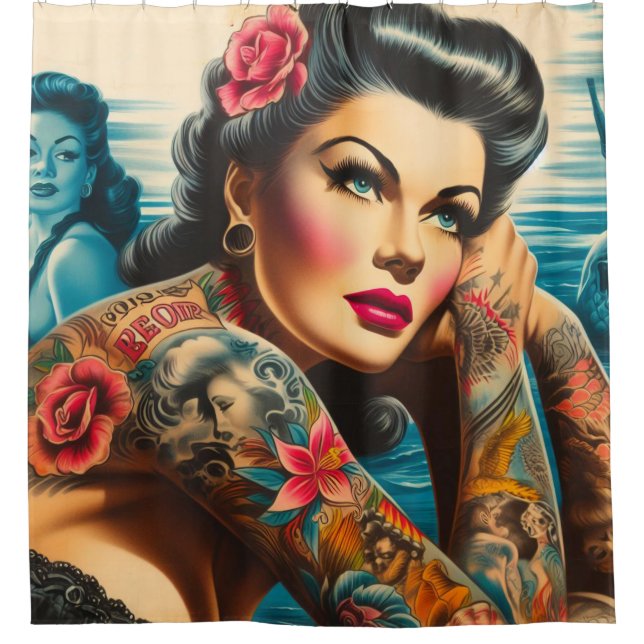 Tattooed Vintage Pin-up (Front)