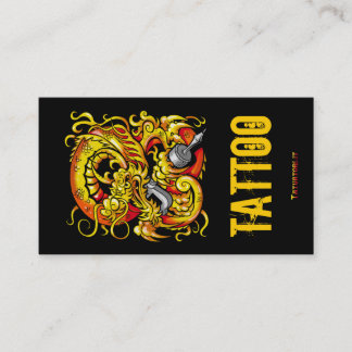 Tattooer Dragon Business Card