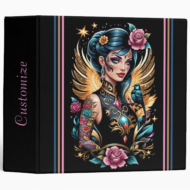 Tattoos And Roses 2 Binder (Front/Spine)