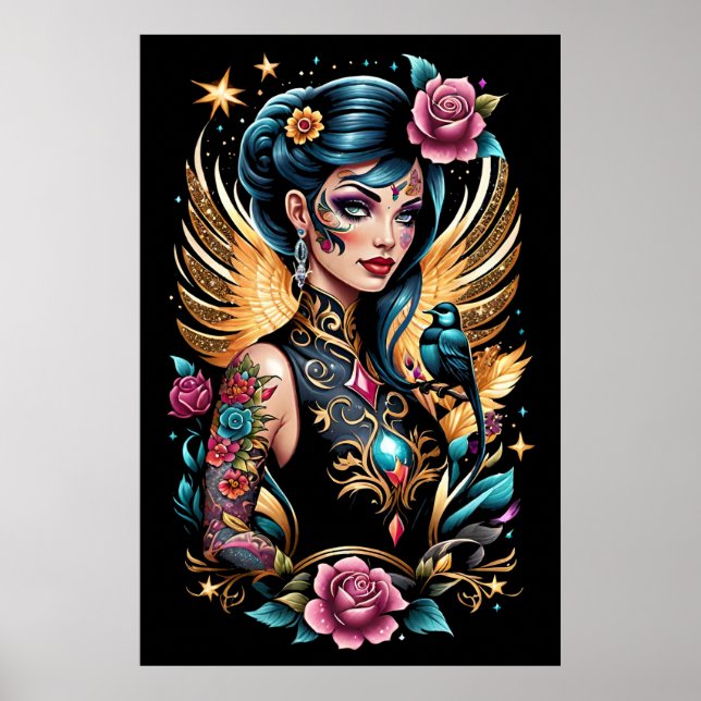 Tattoos And Roses 2 Poster (Front)