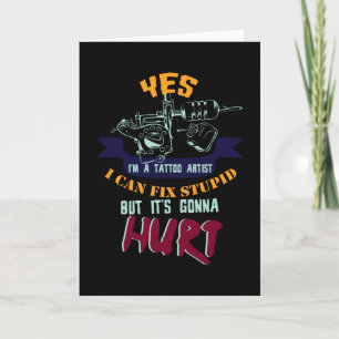 Tattoos Are Art Card