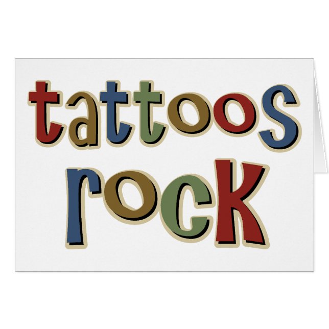 Tattoos Rock (Front Horizontal)