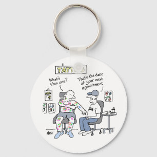Tattoos Theme Funny Tattooist Keychain