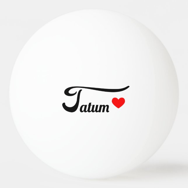 Tatum Ping Pong Ball (Front)