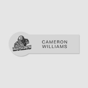 Tau Epsilon Phi Official Mascot Name Tag
