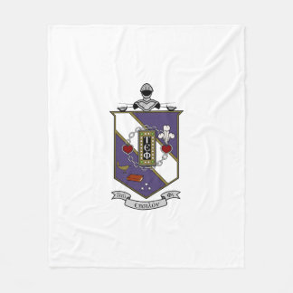 Tau Epsilon Phi Tau Crest Fleece Blanket