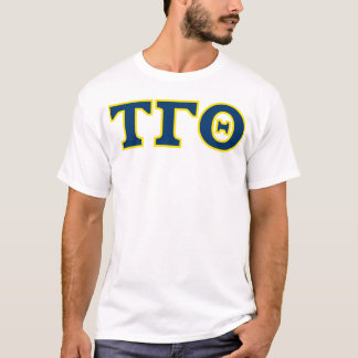 Tau Gamma Theta Letters T-Shirt - White