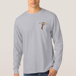 Tau hands of the world embroidered long sleeve T-Shirt