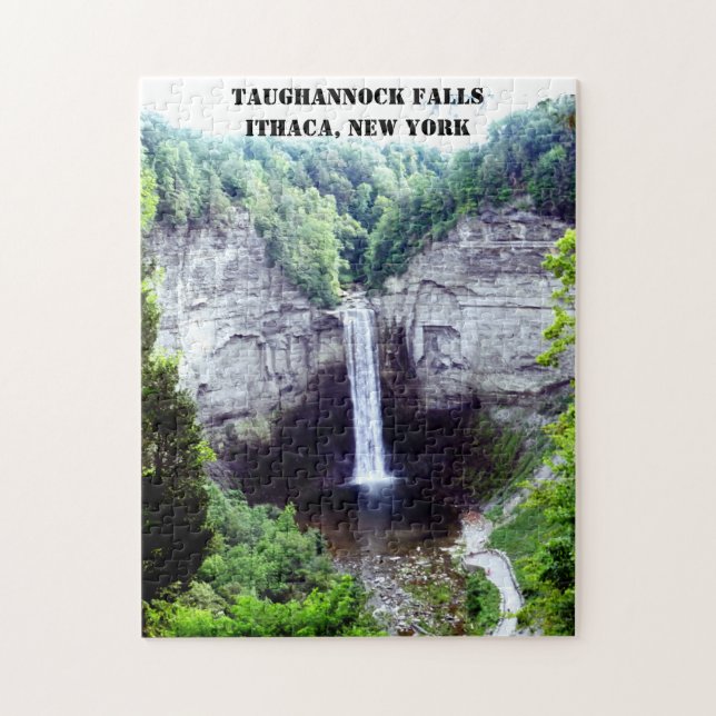 TAUGHANNOCK FALLS ITHACA NEW YORK JIGSAW PUZZLE (Vertical)