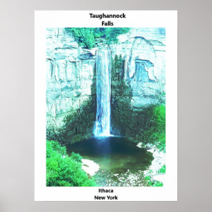 TAUGHANNOCK FALLS ITHACA POSTER