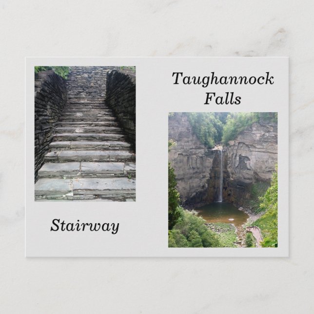 Taughannock State Park NY Postcard (Front)