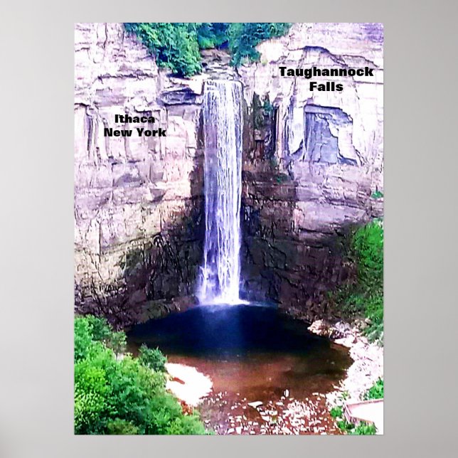 TAUGHANNOCK TOMBE DANS LE POSTER THACA (Devant)