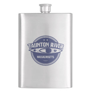 Taunton River Massachusetts Kayaking Hip Flask