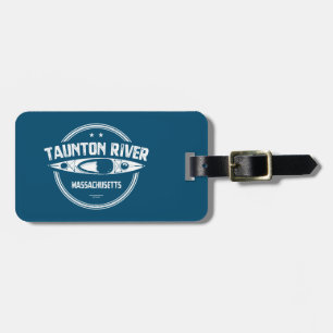 Taunton River Massachusetts Kayaking Luggage Tag