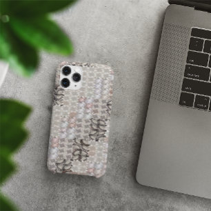 Taupe and Blush Matrix Design Case-Mate iPhone 14 Case