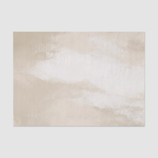 Taupe and Cream Shaded Tissue Paper (Front)