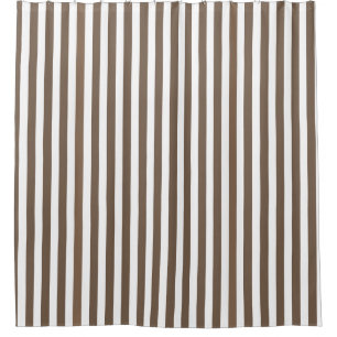 Taupe and white candy stripes