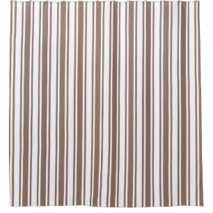 Taupe brown and white candy stripes