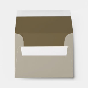 Taupe Brown Colour Background Customizable Envelopes