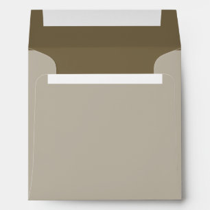 Taupe Brown Colour Background Customizable Envelopes