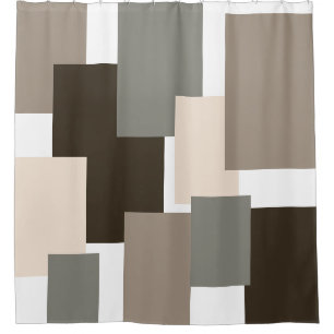 Taupe, Brown, Grey and Ivory Rectangles