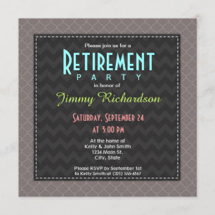 Taupe Brown Moroccan Quatrefoil Pattern Invitation