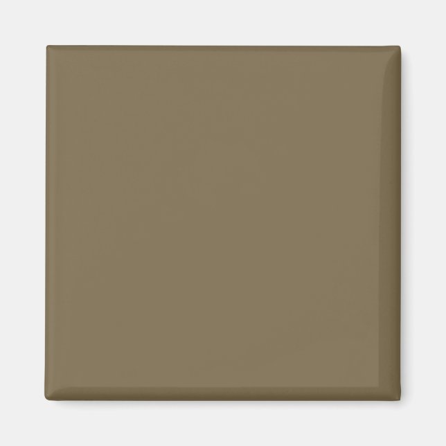 Taupe Coffee Colour Decor Background Customizable Magnet (Front)