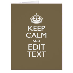 Taupe Coffee Keep Calm And Have Your Text Easily