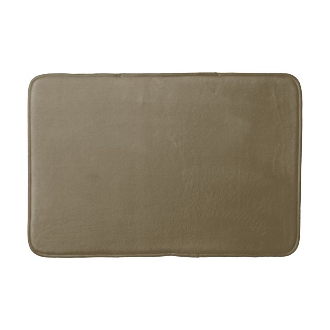Taupe Colour Ready to Customize Bath Mat (Front)