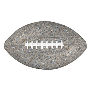 Taupe Concrete Cement Blue Aggregate Sidewalk Football