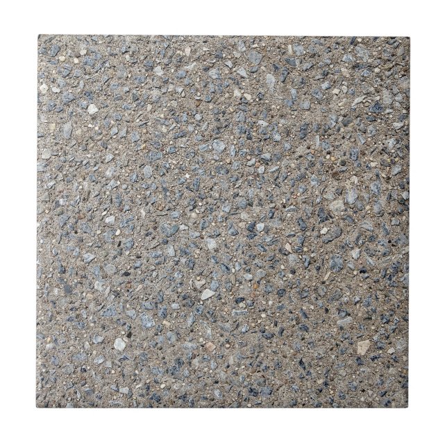 Taupe Concrete Cement Blue Aggregate Sidewalk Tile (Front)