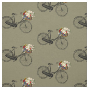 Taupe de tissu de ressort de fleur de bicyclette