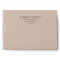 Taupe Fall Terracotta Floral Return Address