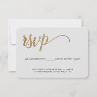 Taupe gris Or RSVP aucun envoi Siège réservé