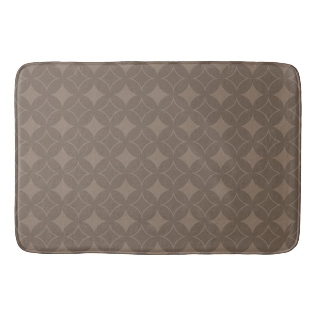 Taupe shippo bath mat (Front)