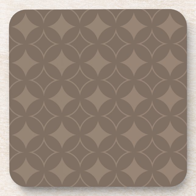 Taupe shippo coaster (Front)
