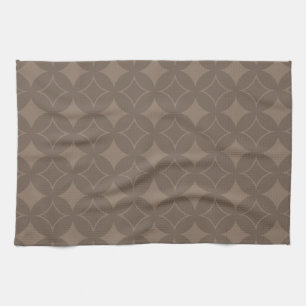 Taupe shippo kitchen towel