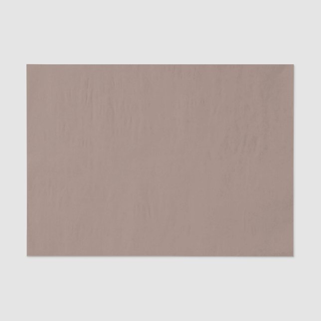 Taupe Solid Colour Tissue Paper (Front)