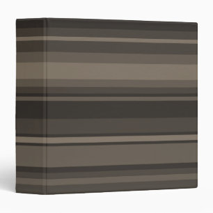 Taupe stripes binder