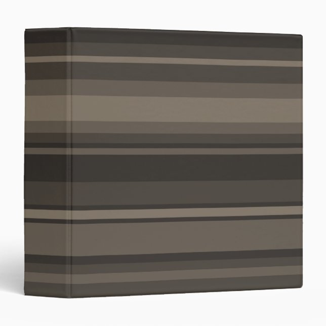 Taupe stripes binder (Front/Spine)