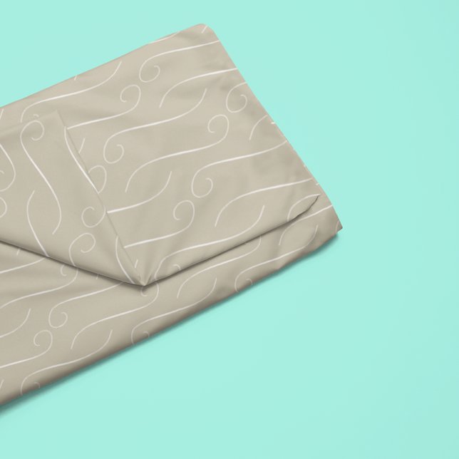 Taupe Swirls Tablecloth (Creator Uploaded)