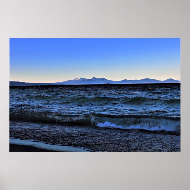 Taupo Lakeshore Poster (Front)