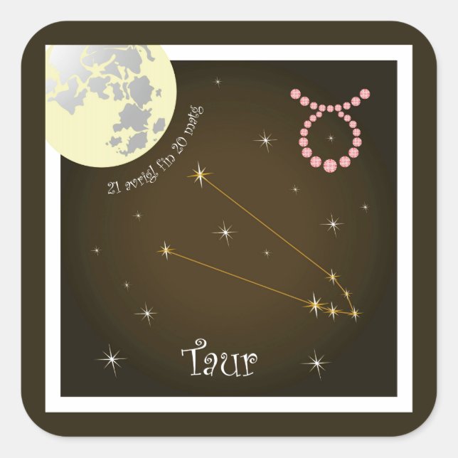 Taur 21 avrigl fin 20 matg sticker (Front)