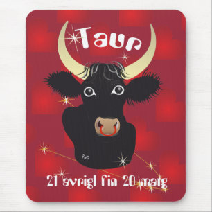 Taur 21 avrigl fin 20 matg Tarpunet da mieur Mouse Pad