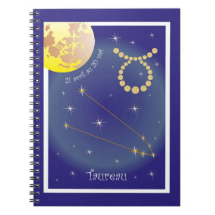 Taureau 21 avril au 20 mai Notizheft Notebook