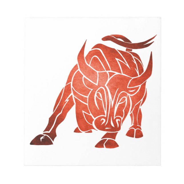 Taureau Espagne Notepad (Front)