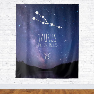 Taureau Tapisserie d'Astrologie Personnalisée