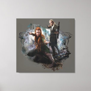 TAURIEL™ and LEGOLAS GREENLEAF™ Graphic Canvas Print