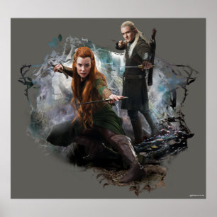 TAURIEL™ and LEGOLAS GREENLEAF™ Graphic Poster