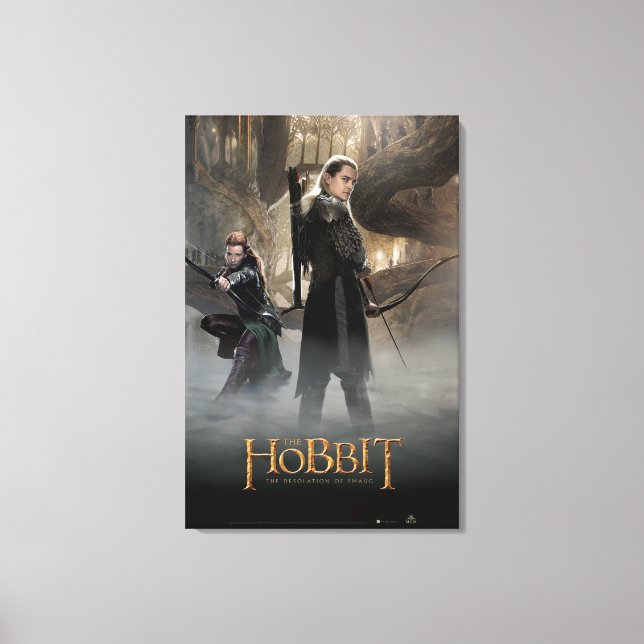 TAURIEL™ And LEGOLAS GREENLEAF™ Movie Poster 2 Canvas Print (Front)